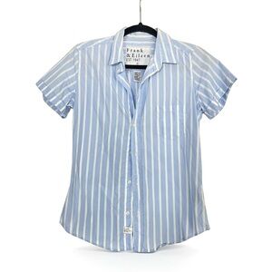 Frank & Eileen pin stripe top